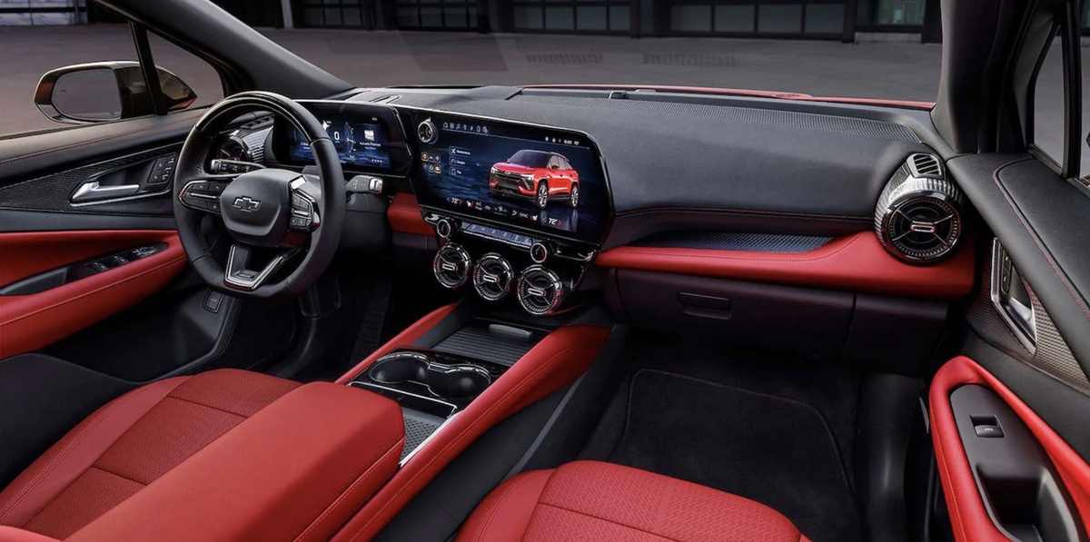 Chevrolet Blazer elétrico interior